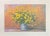 Vase of Jerusalem Artichoke Flowers is a modern artwork realized by Franco Bocchi in 1980s. Mixed colored screen print....