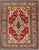 Antique Turkish Fine Sivas rug with center medallion in Red, yellow & Light Green. Keivan Woven Arts/ rug E-1101, country...