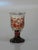 Cup Goblet Bohemian Glass Ruby Flashed Cut Engraved Cornucopia Antique Grand Tour For Sale - Image 13 of 17
