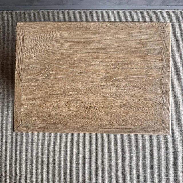 Brown Niki Solid Reclaimed Elm Wood Nightstand in Natural Finish For Sale - Image 8 of 8