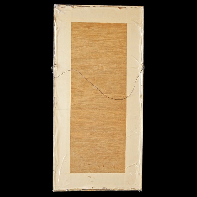 Textile Chinese Republic Era Silk Rose Robe Sleeve Bands Framed 1920’s For Sale - Image 7 of 8