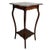Beautiful, elegant, tall vintage antique Art Nouveau plant table made of solid oak. The table features lovely organic...