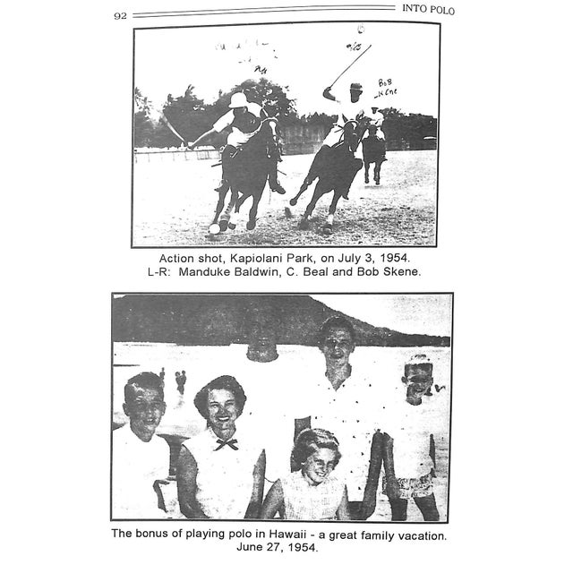 "Into Polo a True-Life Story" 1993 Beal, Carlton For Sale - Image 12 of 12