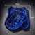 A striking piece of vintage studio art pottery rendered in a rich cobalt blue glaze. This sculptural ceramic ashtray...