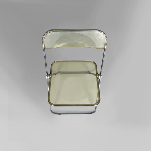 Metal Italian Modern Plia Chairs by Giancarlo Piretti for Anonymous Castelli, 1970s, Set of 4 For Sale - Image 7 of 18