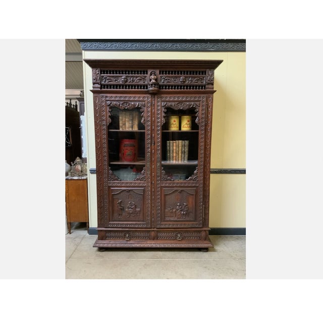 Antique Breton Display Case, 1880 For Sale - Image 4 of 13