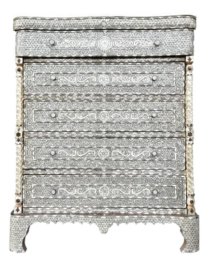 Early 20th Century Levantine Mother of Pearl Inlaid Dresser