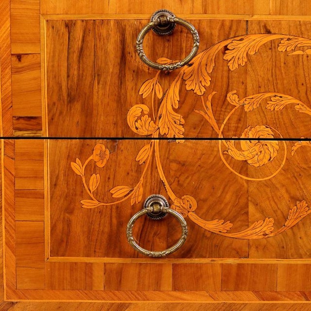 Neoclassical Walnut Chest of Drawers For Sale - Image 11 of 14