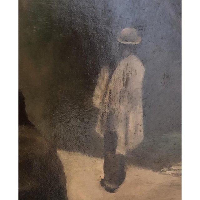 Lorenzo Viani, Deux personnes sur un chemin, Oil on Cardboard, Framed For Sale - Image 5 of 9