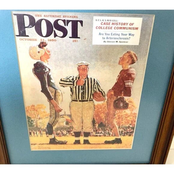 Norman Rockwell Case History of College Communism" Post October 21, 1950 * ITEM DETAILS * * Artist: Norman Rockwell *...