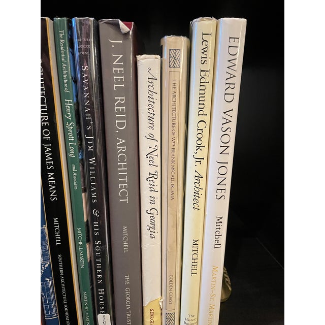 Traditional Set of Ten Georgia Classicist Architecture Books - Instant Library For Sale - Image 3 of 3