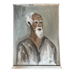 Elle Yount Original Fine Art Painting- "Man in Morocco"