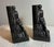 Metal Antique Pompeian Bronze Clad Bookends Figural Man ‘The Builder’ For Sale - Image 7 of 8