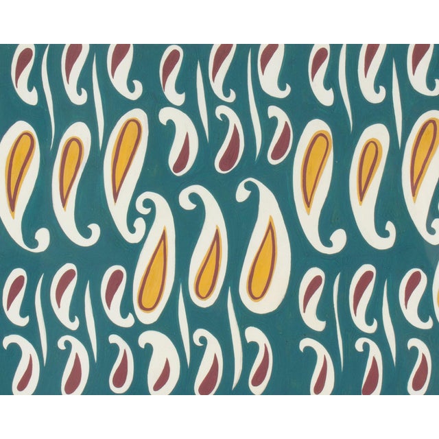 Abstract Gouache Painting by Walter Stomps For Sale In Indianapolis - Image 6 of 7