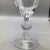 1950s Morgantown "Eton" Water Goblets Cut Ball Stem, With Cross Hatch Band -Set of 5 Crystal Glasses For Sale - Image 10 of 13