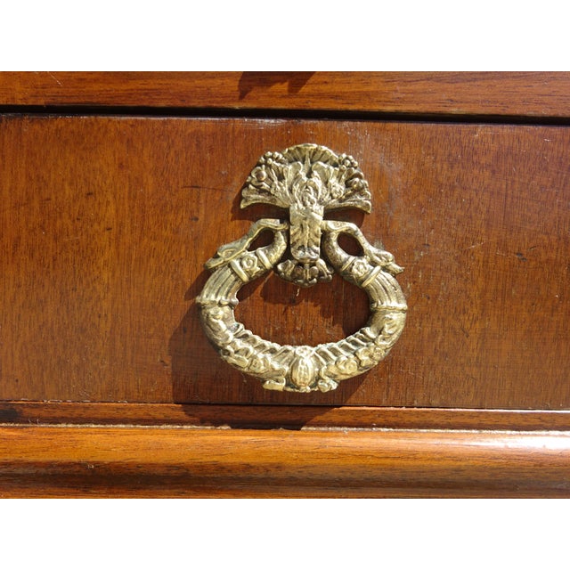 Chest of 4 Drawers in Light Wood, 1980s For Sale - Image 9 of 18