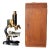 Antique Bausch and Lomb Microscope in Case For Sale