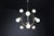 Mid-Century Chandelier in Brass and 12 Opaline Globes from Stilnovo, Italy 1950s For Sale - Image 6 of 17