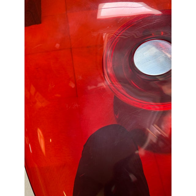 Philippe Starck for Kartell Ero/S Swivel Chair, Red For Sale - Image 9 of 12