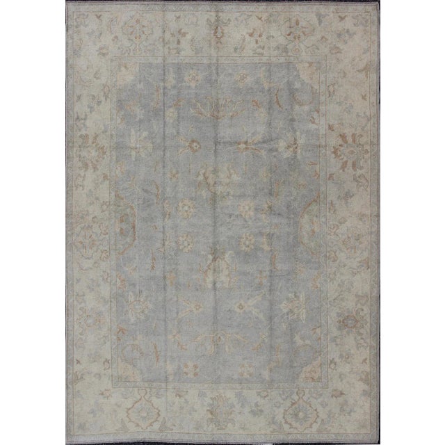 Large Turkish Oushak Rug by Keivan Woven Arts 10'10 X 15'5 For Sale - Image 10 of 10