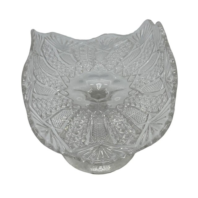 Late 19th Century American Pattern Pressed Glass Footed Banana Stand For Sale In Washington DC - Image 6 of 13