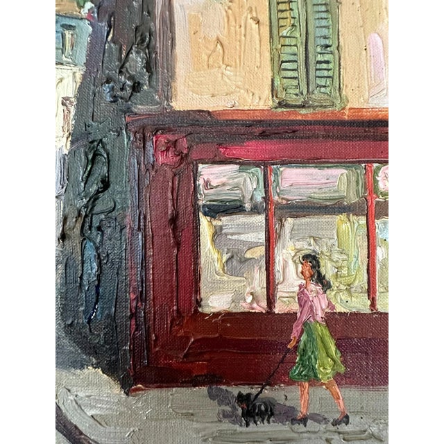 1950s Framed Prudnikov French Cityscape Oil Painting For Sale - Image 11 of 12