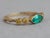 Marquise Emerald Ring in 14k Gold For Sale - Image 6 of 7