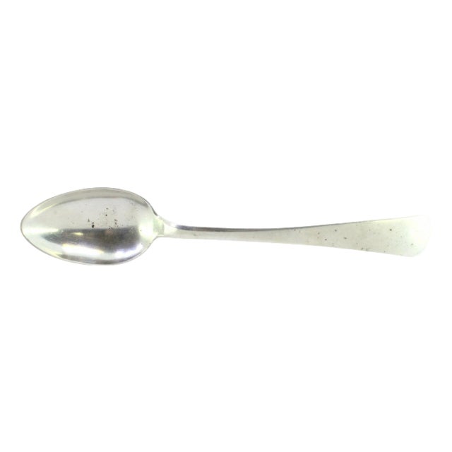 Plain Silver Rice and Serving Spoon with Handle For Sale