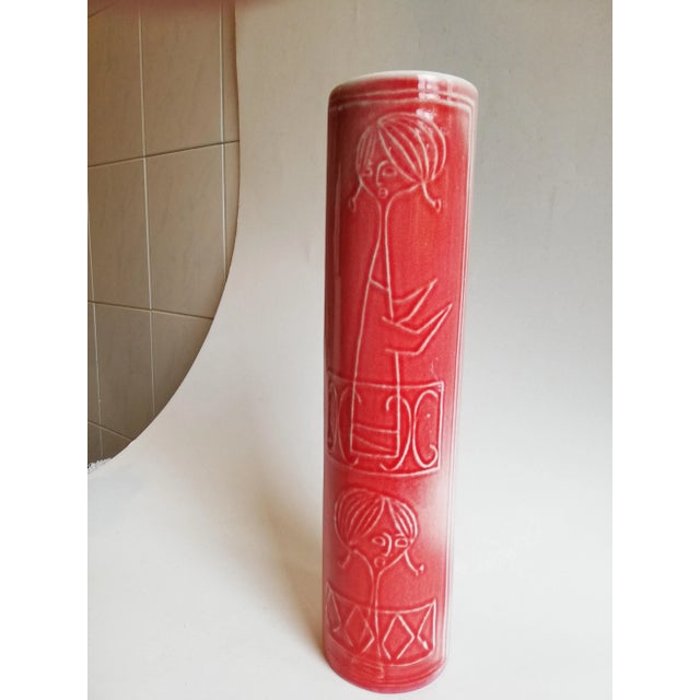 Mid-Century Italian Ceramic Vase from A. M., 1950s For Sale - Image 4 of 8