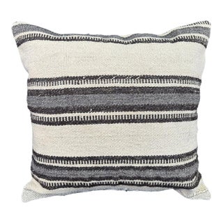 Turkish Hemp Pillow Cushion Natural Beige Gray Pillow Cushion Cover 24x24 For Sale