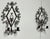 Spanish Revival Pair Vintage Wrought Iron Candle Sconces For Sale - Image 3 of 5