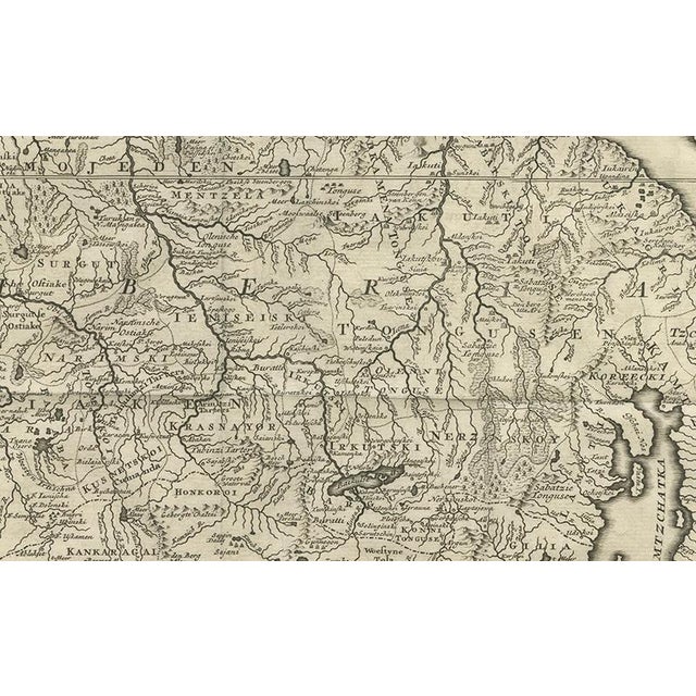 Antique Map of Tartary, 1730 For Sale - Image 3 of 10