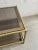 French Faux Bamboo, Mirrored Brass & Smoked Glass Two-Tier Coffee Table by Maison Baguès, 1960s For Sale - Image 8 of 14