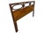 Elevate your bedroom with this striking mid-century modern walnut full-size headboard, crafted in the 1960s. Featuring a...