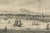 Antique print titled 'Batavia in 't Verschiet'. Attractive panorama view of Batavia, the pearl of the east. The bird eye's...
