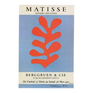 Matisse Lithograph 47 Papiers Decoupes 1959 Mourlot For Sale