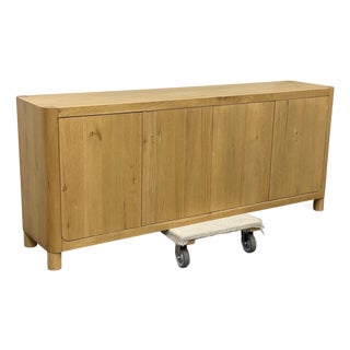 Classic Concepts Orlando Oak Wood Credenza For Sale