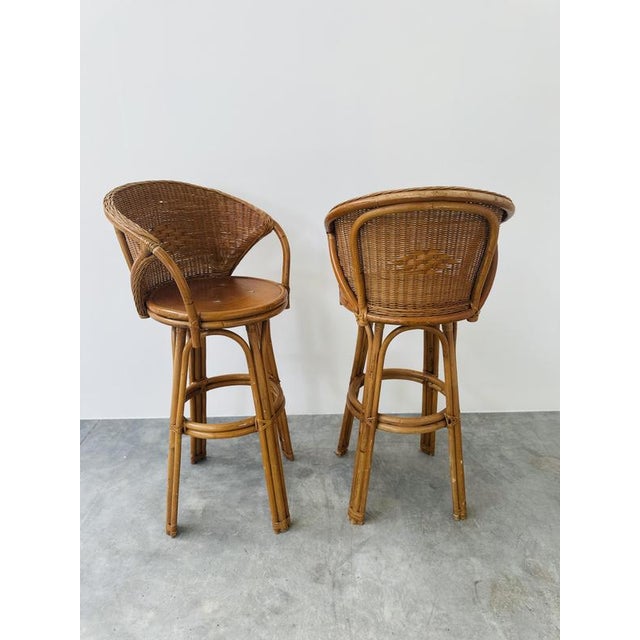 Overall width: 53 centimeters Overall height: 108 centimeters Overall depth: 49 centimeters A stylish pair of French...