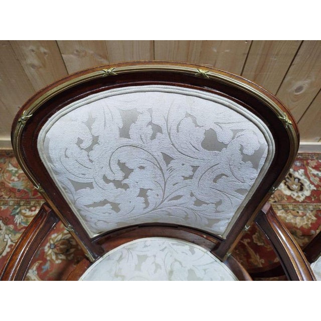 Wood Louis XVI Dining Chairs, Set of 8 For Sale - Image 7 of 12