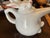 1975 Figurative Fitz & Floyd White Porcelain Rabbits Tangoi Dancing Teapot - Hand Painted For Sale In Los Angeles - Image 6 of 8