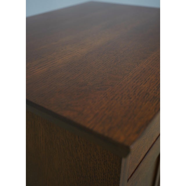 Pair Stickley Mission Oak Highlands Nightstands For Sale - Image 9 of 18