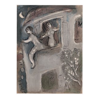 Marc Chagall, David sauvé par Mical (David Saved by Micol), Nude, 1960, Original Lithograph For Sale