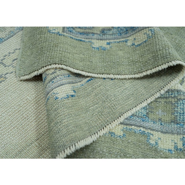 Textile Turkish Oushak Rug 11'10" x 15'7" #19180 For Sale - Image 7 of 8