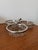 Vintage Glass and Stainless Steel Appetizer Platter, 1970s For Sale - Image 13 of 13