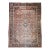 Vintage Oversized Mahal-Sultanabad Rug, Hand-Knotted Wool, Floral Pattern, Red & Navy, 11x17 For Sale