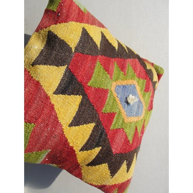 Kilim Rug Pillow For Sale - Image 9 of 11