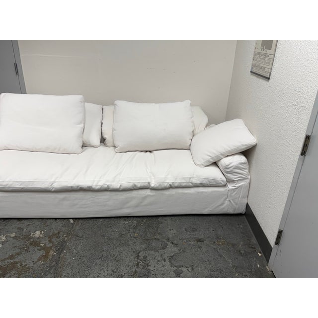 Timothy Oulton for Restoration Hardware Cloud Slipcover Sofa For Sale In San Francisco - Image 6 of 12