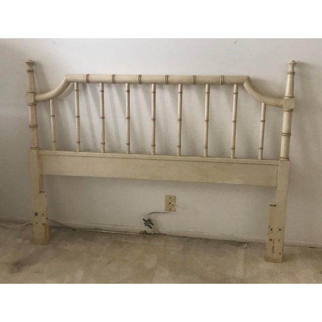 Hollywood Regency Faux Bamboo Queen Headboard Chairish
