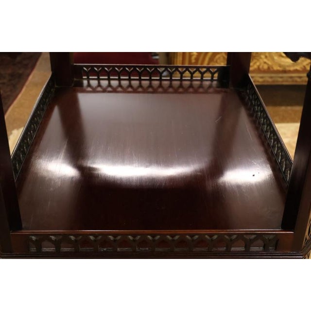 Kindel Varney & Sons Chinese Chippendale Etagere Pagoda Vitrine For Sale - Image 12 of 18