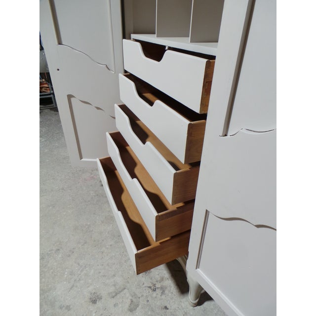 Rococo Style Unique 2 Door Wardrobes For Sale In Miami - Image 6 of 11
